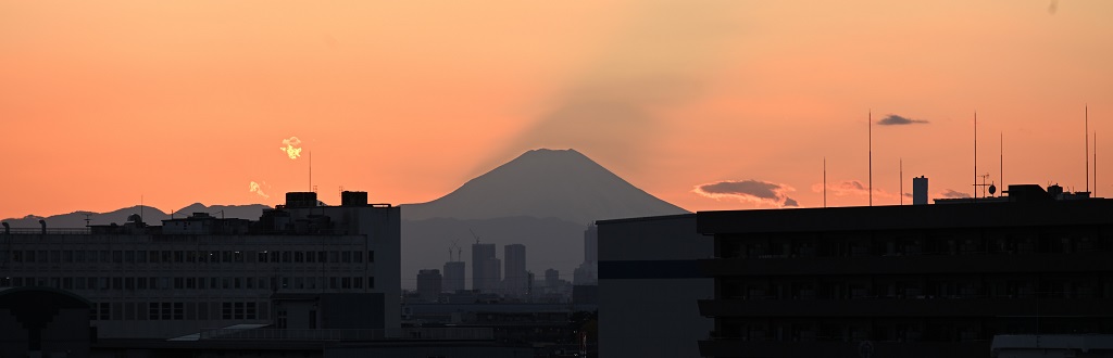 松葉坂からの富士