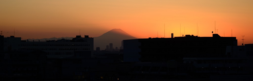松葉坂からの富士