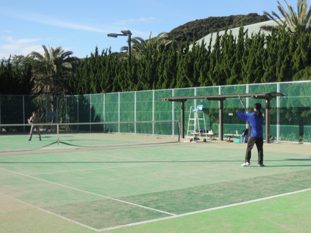 南房総でテニスを楽しむ